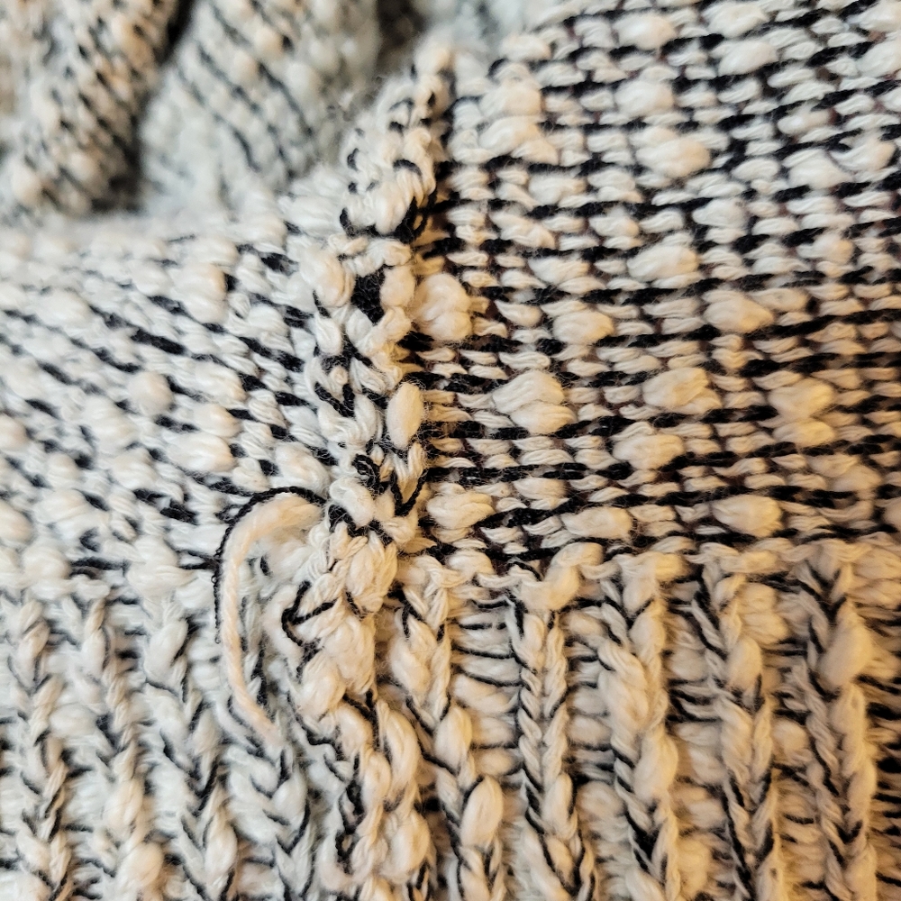 Mod Ref Cream Texture Knit Wrap Cardigan - Picture 13 of 16